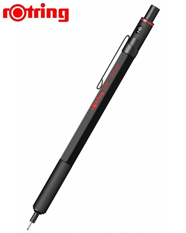 Карандаш механический Rotring 600 Matte Black, 0,5 mm  (1904443)