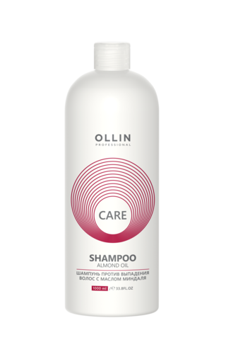 OLLIN care шампунь против выпадения волос с маслом миндаля 1000мл/ almond oil shampoo