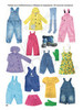 Рабочий блокнот №2 для детей 2-5 лет "Одежда, обувь и головные уборы".