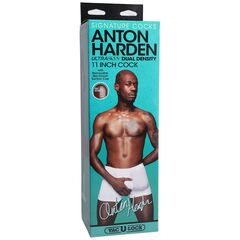 Коричневый фаллоимитатор-гигант Anton Harden 11 inch ULTRASKYN Cock - 29,2 см. - 