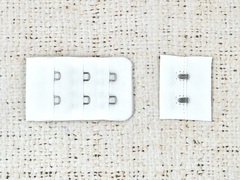 Застежка с крючками для бюстгальтера, р. 3,2*5,5см/3,2*2,7см/10мм
