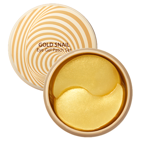 The Saem Gold Snail Eye Gel Patch Set патчи с муцином улитки