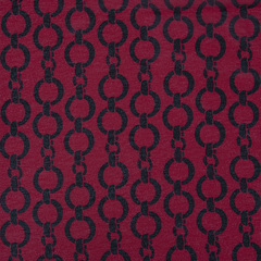 Ткань Креп Шифон принт, 85 гр/м2, 150 см, красный