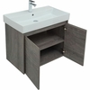 Aquanet 302527 Тумба с раковиной Nova Lite 75 2 дв. цв. дуб рошелье (302527)