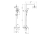 Aquatek AQ2160BGM AQ2160BGM БЕТТА душевая система (смеситель для душа) 220мм, шлиф. черный хром