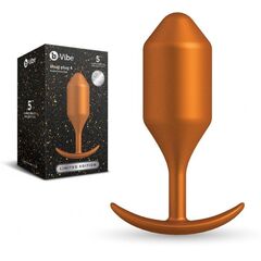 Пробка для ношения цветы бронзы B-vibe Snug Plug 4 - 14 см. - 