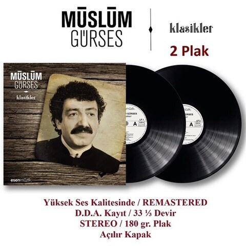 Vinil \ Пластинка \ Vynil Müslüm Gürses - Klasikler