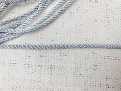 Шнур витой мебельный, ш. 3 мм, люрекс серебро