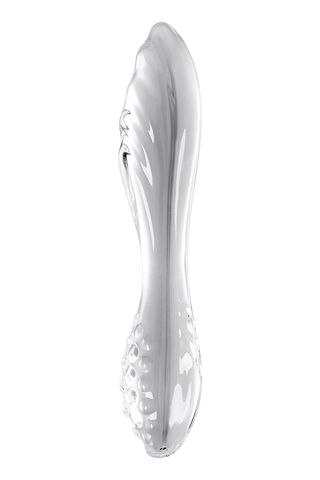 Прозрачный двусторонний стеклянный фаллоимитатор Dazzling Crystal 1 - 18,5 см. - Satisfyer 4045658