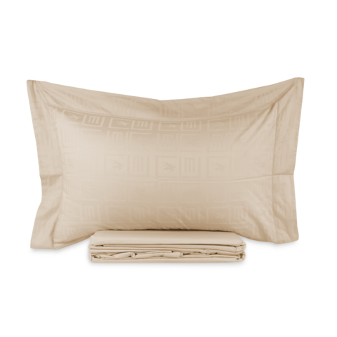 Постельное белье Etro Base Beige сатин-жаккард