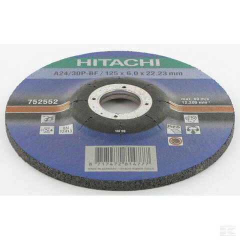 316821 Диск шлифовальный для УШМ 115x6x22,2 мм (752551)