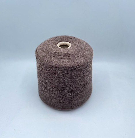 Бобинная пряжа (пр.Италия), 1500м /100гр, 80%шерсть, 20%полиамид, цвет- Какао, арт.31749