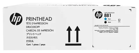 Печатающая голова HP 881 CR328A Cyan / Black Latex Printhead для HP Latex 1500, 3000, 3100, 3200, 3500, 3600