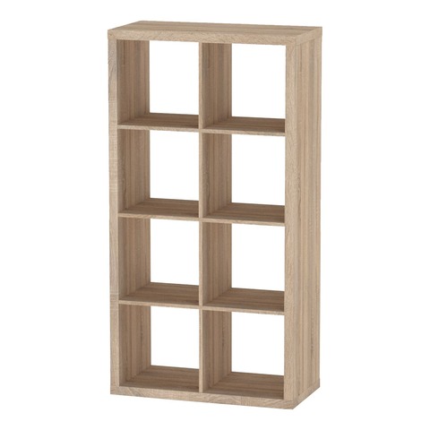 Cтеллаж Фора 8, 77*38*147 см, дуб беленый