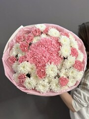 Авторский букет в розовой гамме