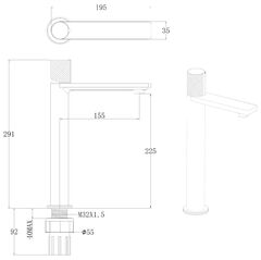 Смеситель для раковины Allen Brau Liberty 5.33002-00 хром