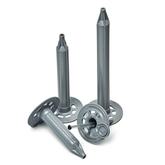 Тарельчатый дюбель гриб 50 мм с крышкой для газоблока для порох пистолета IN50-90 (200 шт/уп) FEDAST