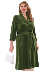 4006 Халат на пуговицах