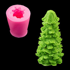 Молд 3D Ёлка 8см, силикон