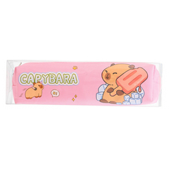 
          Пенал-косметичка Basir без наполнения, 19.5*5.5*4 см, серия "Капибара", на молнии, ассорти