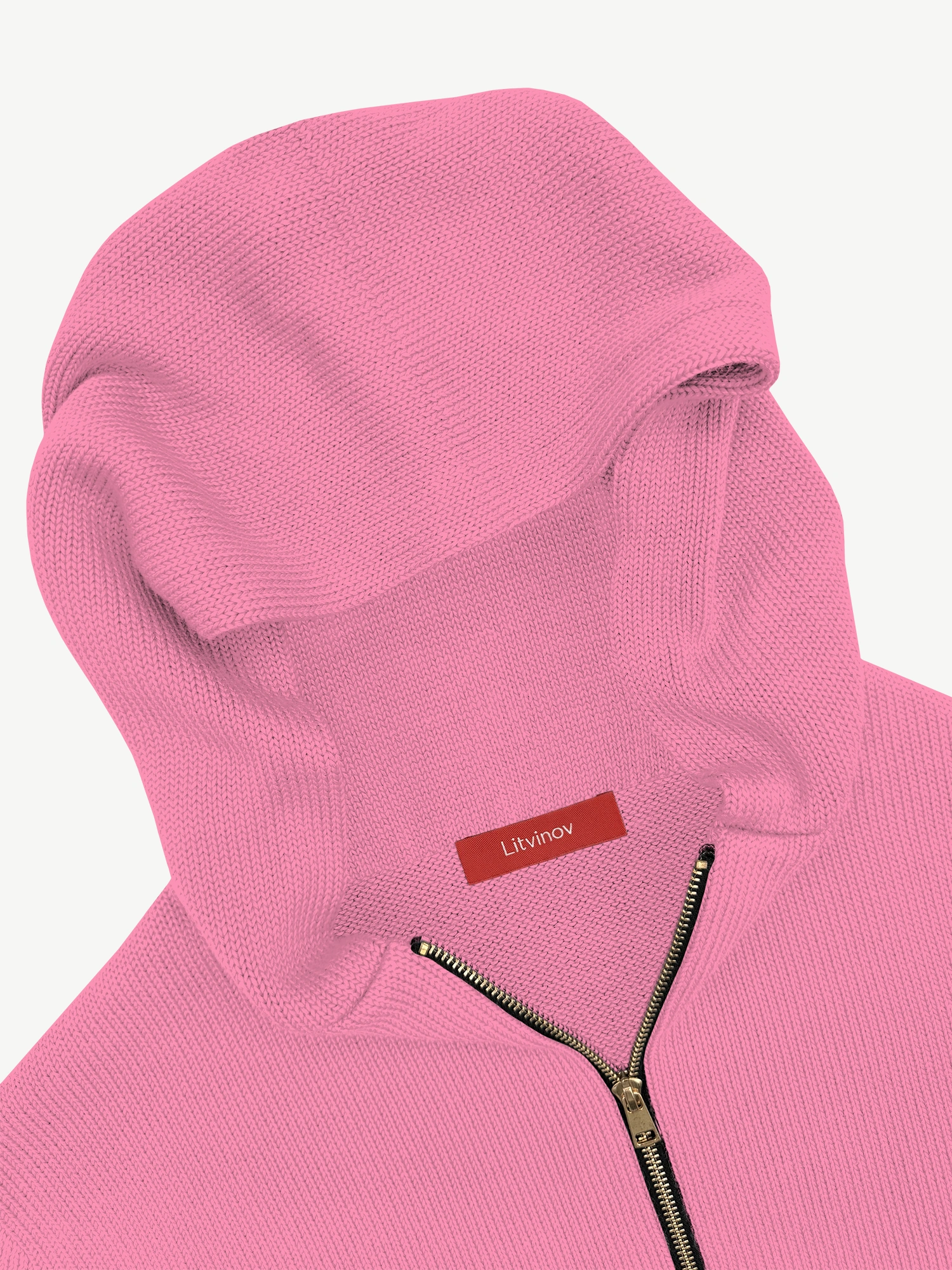 Толстовка на замке из экохлопка