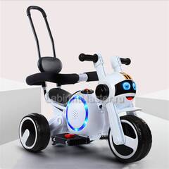 Детский электромотоцикл "Трицикл BKY-188" белый