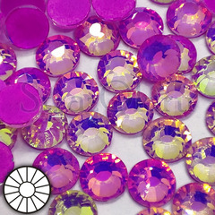 Купите  стразы клеевые холодной фиксации Fuchsia AM Ambient, полупрозрачный ярко-розовый кристалл