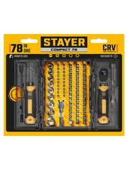 STAYER Compact-78 78 предм., универсальный набор инструмента (25085)