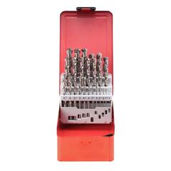 Набор сверл по металлу 1-13мм 25шт DIN338 HSSE-Co8 VA 130° (мет. кейс) Ruko 281215E(K)