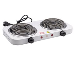 95-2-604 Плита электрическая настольная 2-х конфорочная, спираль, 2000Вт Very