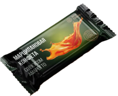 Конфета марципановая с лаймом глазированная 13-14 г