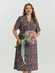 4536 Халат на пуговицах