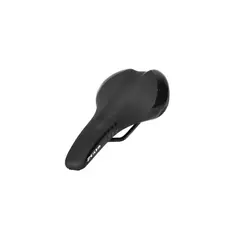 Седло вело ZEUS Z-1050 MTB Sport 270*145mm,рельсы сталь,анатомическое,черное,325гр