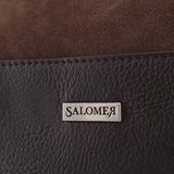 Сумка Саломея 185 эко-замша шоколад