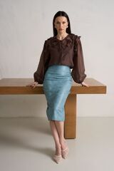 Юбка Нелита эко - кожа