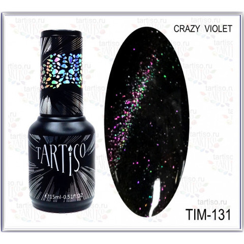 TARTISO гель-лак TIMES TIM-131 15 мл. Crazy Violet