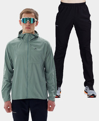Ультралегкий беговой костюм Nordski Easy Run Light Ice Mint/Black мужской