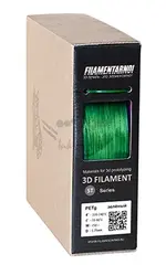 Пластик для 3Д принтера Filamentarno! PETg Standart прозрачный зелёный 750 г, 1.75 мм