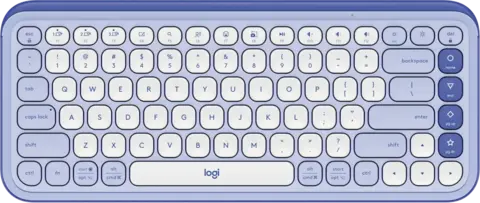 Клавиатура беспроводная Logitech POP Icon Keys фиолетовый (920-013090)