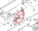 Датчик Konica Minolta paper exit actuator для с6500 65AA53371