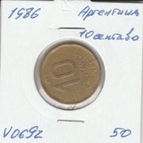 V0692 1986 Аргентина 10 сентаво