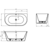 BelBagno BB710-1400-750 Акриловая ванна BelBagno BB710-1400-750