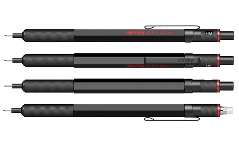 Карандаш механический Rotring 600 Matte Black, 0,5 mm  (1904443)