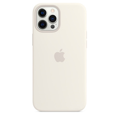 iPhone 12 Pro Max Silicone Case with MagSafe White