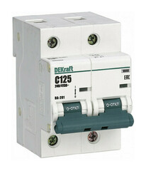 13004 Авт.выкл. 2п 63А ВА201 DEKraft