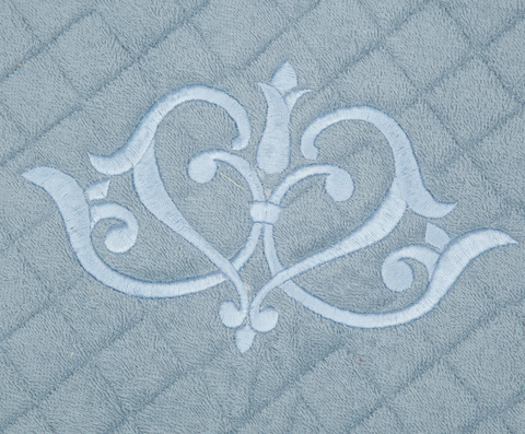 Коврик для ванной 60х90 Old Florence Ванити голубой