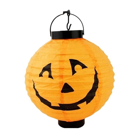 Ужасы декорация Фонарики бумажные — Halloween Decoration LED Paper Lamp