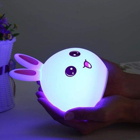 Ночник силиконовый Кролик Rabbit Silicone Lamp с пультом