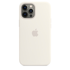 iPhone 12 Pro Max Silicone Case with MagSafe White