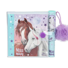 Miss Melody Mini Notebook With Ballpen ice blue